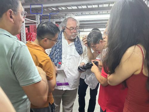 trường hợp công ty mới nhất về Tập đoàn Cipanguo từ Pháp đã đến thăm công ty chúng tôi để tham quan