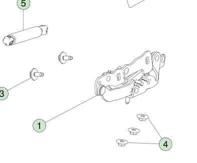 Tesla Model 3 2021 Hinge thân xe trái 1551482-00-H OEM Fit