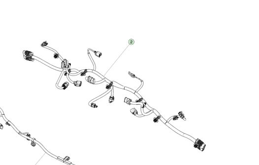 Tesla Model 3 2020 FEM Harness Assembly 1567961-00-A Đen