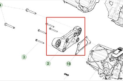 Tesla Model X Vòng quay phản ứng cánh tay 1500 N * m SDU-F 2015-2021