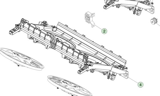 Quạt và Cụm Vỏ Tesla Model S/X 1754791-00-A 12V 3KG