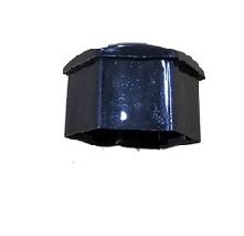 Bìa hạt bánh xe màu đen mờ cho Tesla Model S / 3 22mm 15mm ABS nhựa