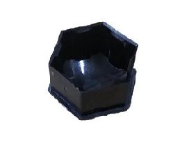 Bìa hạt bánh xe màu đen mờ cho Tesla Model S / 3 22mm 15mm ABS nhựa